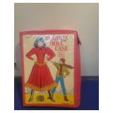1980s Pink Fashion Doll Case with Ken Mystery at Sea Book