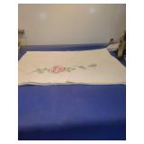 2 Embroidered Rose Pillowcase 42 X 36