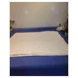 2 White Embroidered Cotton pillow cases 20 X 32