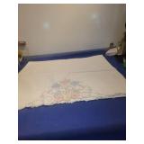 Embroidered Floral Pillowcase Set