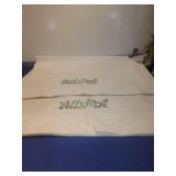 Embroidered Floral Pillowcase Set