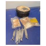 Professional leather tools set