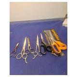 Mixed Scissors Collection Including Fiskars