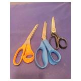 Craft Scissors Set - Orange and Blue