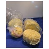 Yellow Acrylic Yarn Bundles