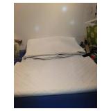 White Quilted Cotton Mattress Pad