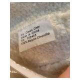 100% Rayon Chenille throw
