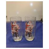 Coca-Cola Santa Holiday Drinking Glasses - Set of 2