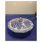 Liberty Blue Transferware Covered Serving Dish