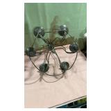 Wrought Iron 8-Light Candle Chandelier