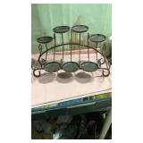 Wrought Iron 7-Candle Holder Centerpiece