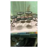 Wrought Iron 7-Candle Holder Centerpiece