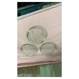 Clear Glass candle holders