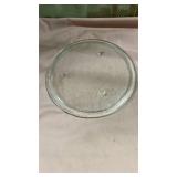 Clear Glass large candle holder