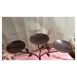 Decorative Metal Leaf Candle Holder