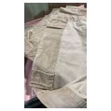 2) panels, corduroy curtains, beige