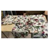 6 pieces curtain set fruit design