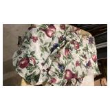 6 pieces curtain set fruit design
