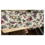 6 pieces curtain set fruit design
