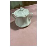 Johnson Bros England White Porcelain Sugar Bowl