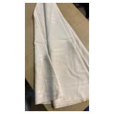 White Striped Cotton tablecloth