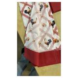 Country Rooster Kitchen Curtains 1 set