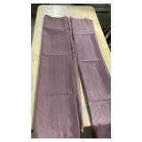 2)curtain panels. 1) just to sheer panel ï¿¼ brown color