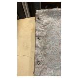 Metallic Paisley Shower Curtain