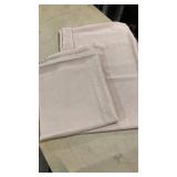 2) panels curtains, dark cream