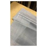 Blue four panels sheer curtains long