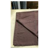 Brown Cotton 1) panel curtain