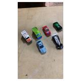 Collection of 6 Small Diecast Toy Cars