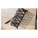 Black Metal wine Rack