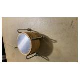 Metal and wooden coasters