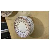 Grindley England Brown Transferware Plates  (12)