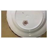 Grindley England Brown Transferware Plates  (12)