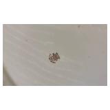 Brown Fleur-de-lis Pattern platter