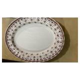 England Brown Transferware Platter