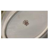 Fleur De Lis Brown Transferware bowl