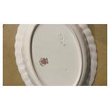 Brown Fleur-de-lis Pattern Ceramic bowl