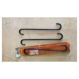 12-inch Metal Wall Hook Set