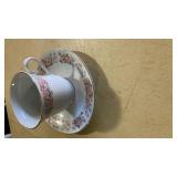 Royal Garden Floral Tea Cup and Saucer Set