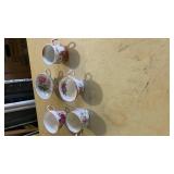 Royal Crown China Floral Tea Cups