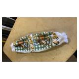 Butterfly Print Kitchen plastic bag holder