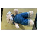 Build a Bear Pink Bunny with Denim Outfit