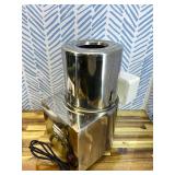 Retails for $190! 110V 600W Commercial Food Processor Machine, High Power Electric Vegetable Meat Chopper Grinder Stainless Steel Adjustable Thickness Food Slicer - 110volt 120kg/h, Granular Type