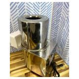 Retails for $190! 110V 600W Commercial Food Processor Machine, High Power Electric Vegetable Meat Chopper Grinder Stainless Steel Adjustable Thickness Food Slicer - 110volt 120kg/h, Granular Type