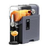 Retails for $483! Slushie Machine No Ice Needed, Ouddy Popsicles Molds (Gray)