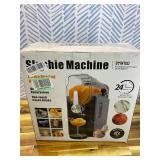 Retails for $483! Slushie Machine No Ice Needed, Ouddy Popsicles Molds (Gray)