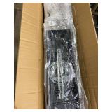 Retails for $296! Ceiling Pendant Light, Modern LED Ceiling Chandeliers with Remote Control Table Dining Kitchen Accessories Fixture Hanging Pendant Home Decor Lighting (Color : Black, Size : Coolwhit